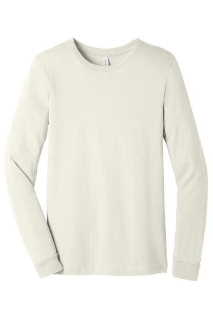 BELLA+CANVAS  Unisex Jersey Long Sleeve Tee. BC3501 Natural