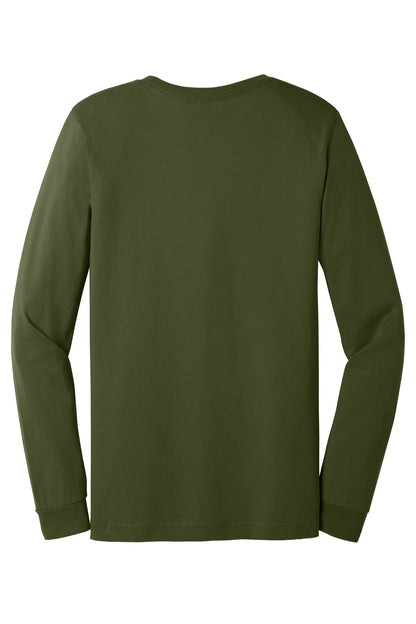 BELLA+CANVAS  Unisex Jersey Long Sleeve Tee. BC3501 Olive