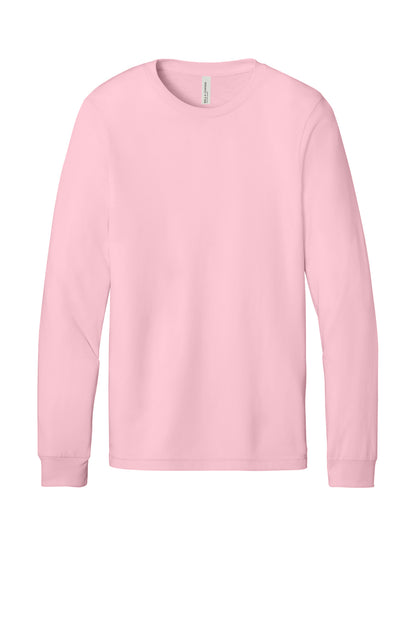 Bella+Canvas Unisex Jersey Long Sleeve Tee BC3501 Pink