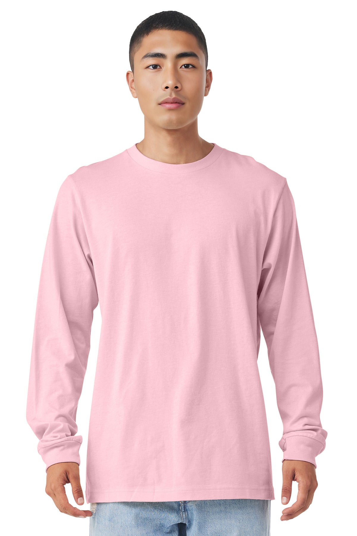 Bella+Canvas Unisex Jersey Long Sleeve Tee BC3501 Pink