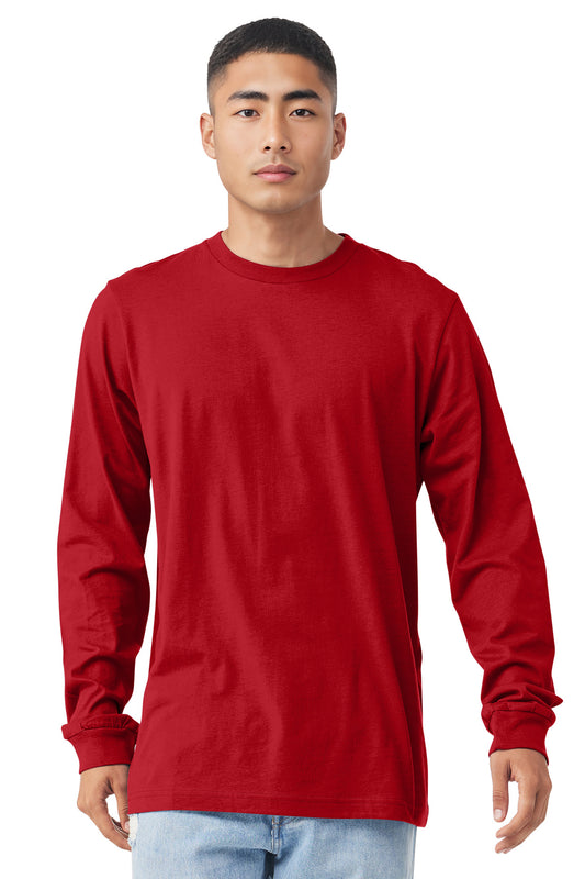 Bella+Canvas Unisex Jersey Long Sleeve Tee BC3501 Red