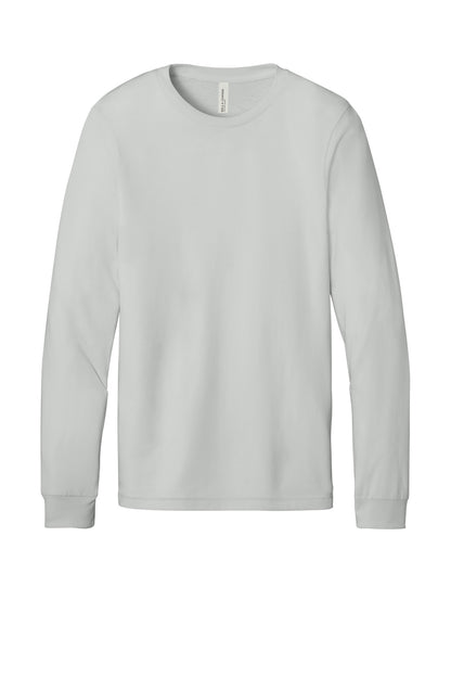 Bella+Canvas Unisex Jersey Long Sleeve Tee BC3501 Silver