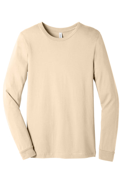 BELLA+CANVAS  Unisex Jersey Long Sleeve Tee. BC3501 Soft Cream