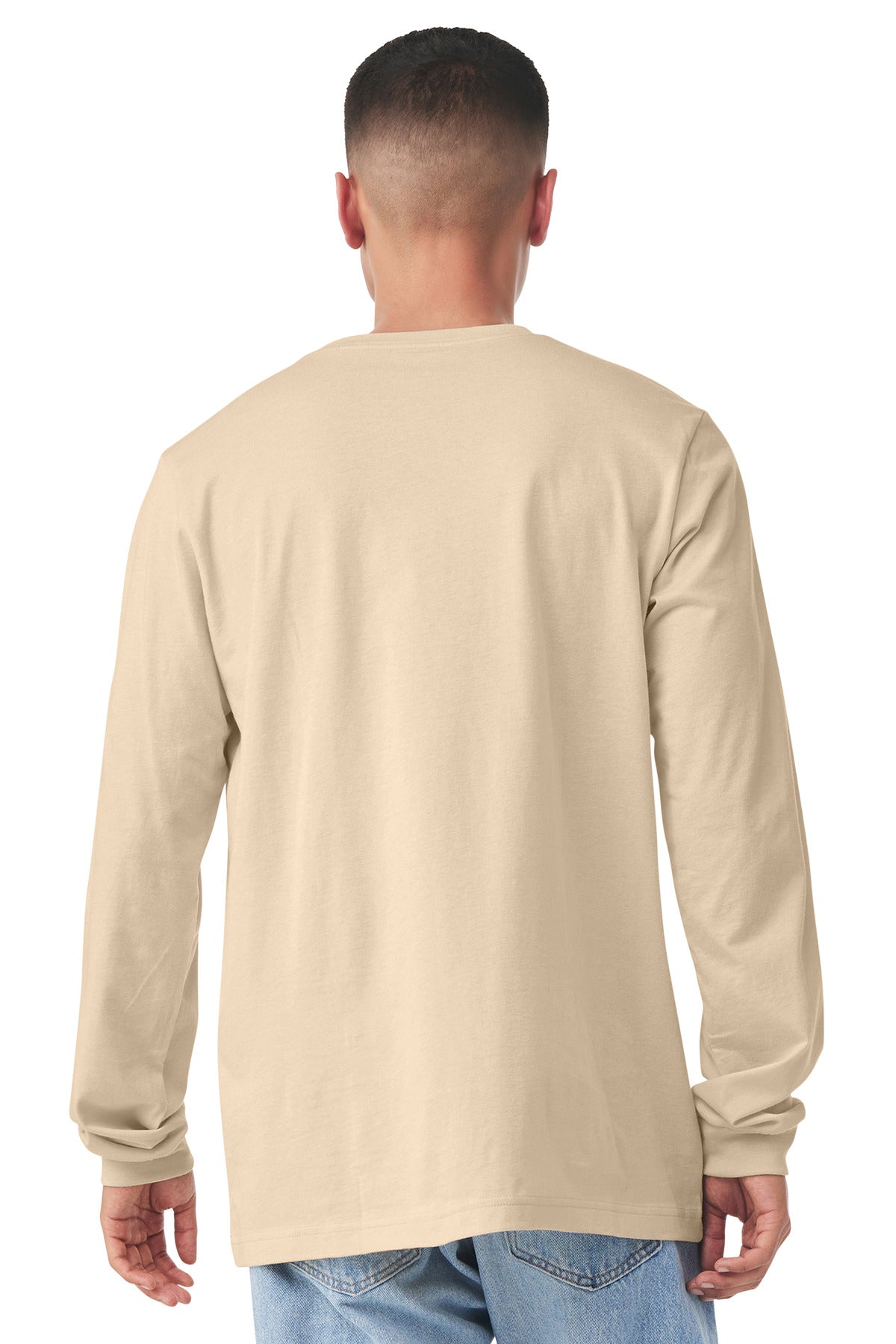 Bella+Canvas Unisex Jersey Long Sleeve Tee BC3501 Soft Cream