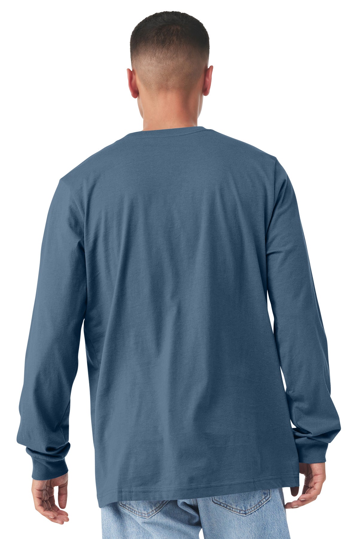 Bella+Canvas Unisex Jersey Long Sleeve Tee BC3501 Steel Blue