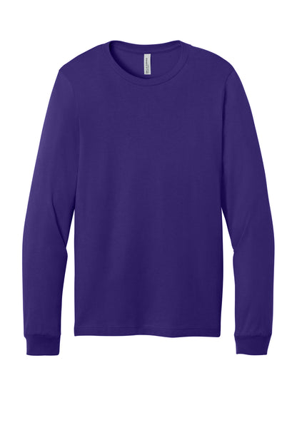 Bella+Canvas Unisex Jersey Long Sleeve Tee BC3501 Team Purple