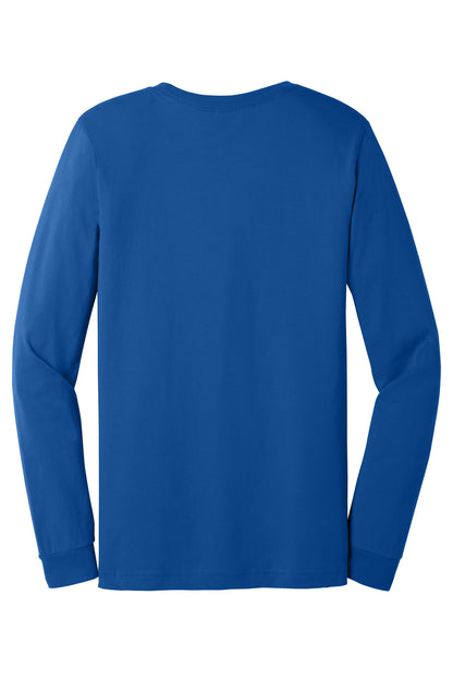 BELLA+CANVAS  Unisex Jersey Long Sleeve Tee. BC3501 True Royal