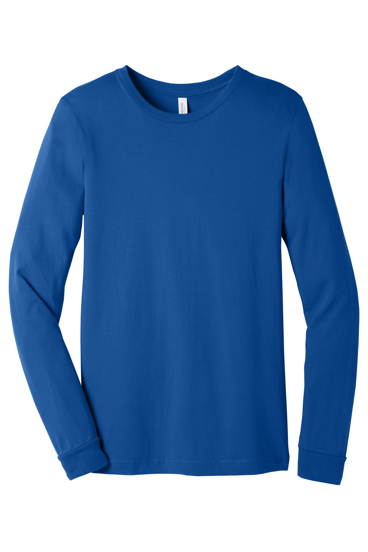 BELLA+CANVAS  Unisex Jersey Long Sleeve Tee. BC3501 True Royal