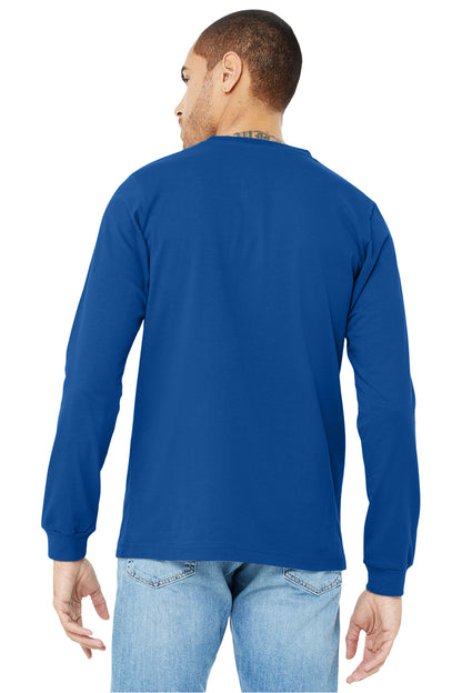 BELLA+CANVAS  Unisex Jersey Long Sleeve Tee. BC3501 True Royal