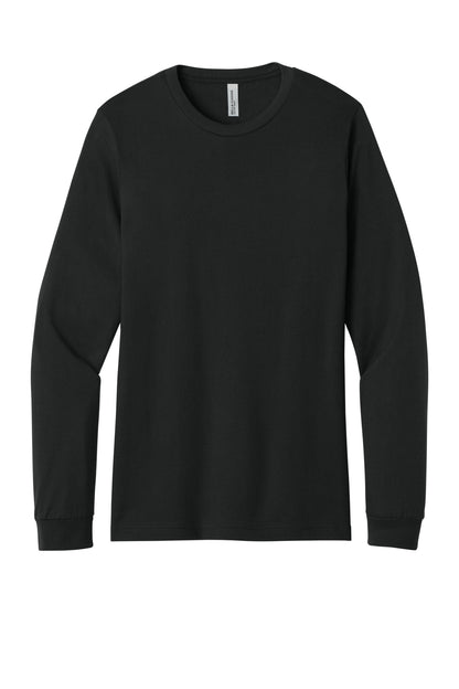 Bella+Canvas Unisex Jersey Long Sleeve Tee BC3501 Vintage Black