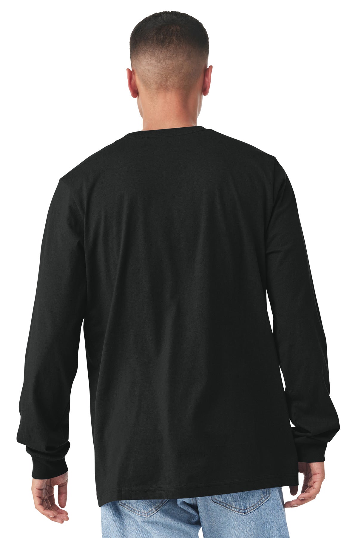 Bella+Canvas Unisex Jersey Long Sleeve Tee BC3501 Vintage Black