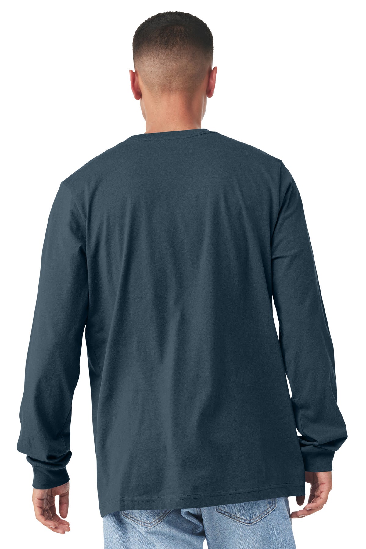 Bella+Canvas Unisex Jersey Long Sleeve Tee BC3501 Vintage Navy