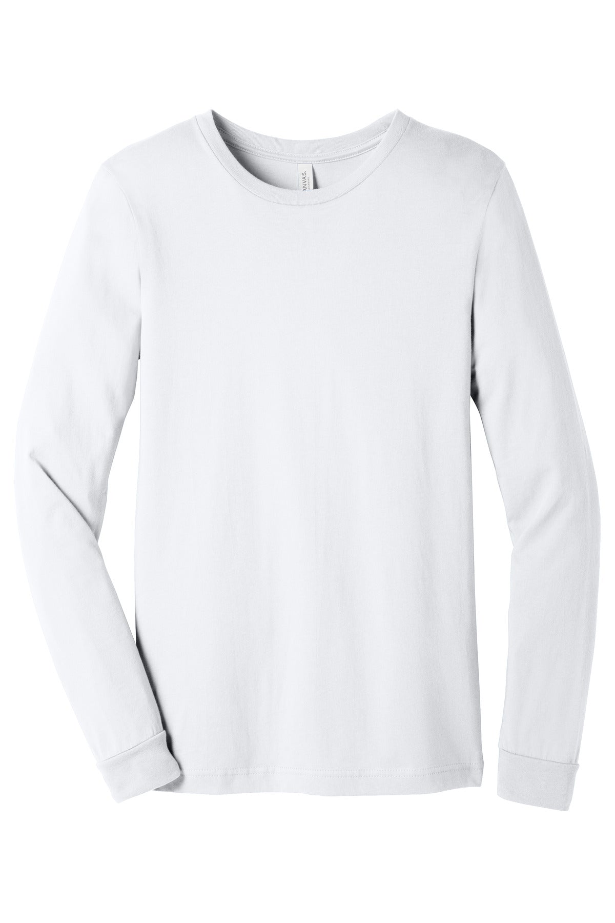 BELLA+CANVAS  Unisex Jersey Long Sleeve Tee. BC3501 White