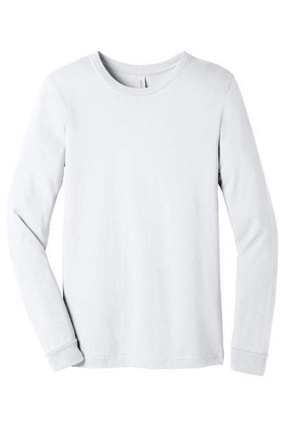 BELLA+CANVAS  Unisex Jersey Long Sleeve Tee. BC3501 White