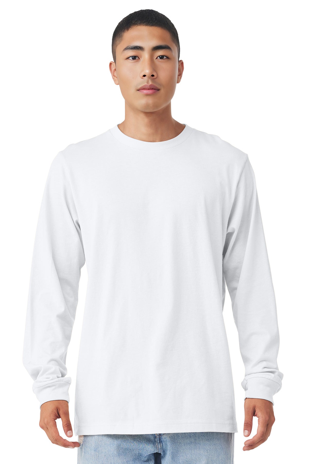 Bella+Canvas Unisex Jersey Long Sleeve Tee BC3501 White