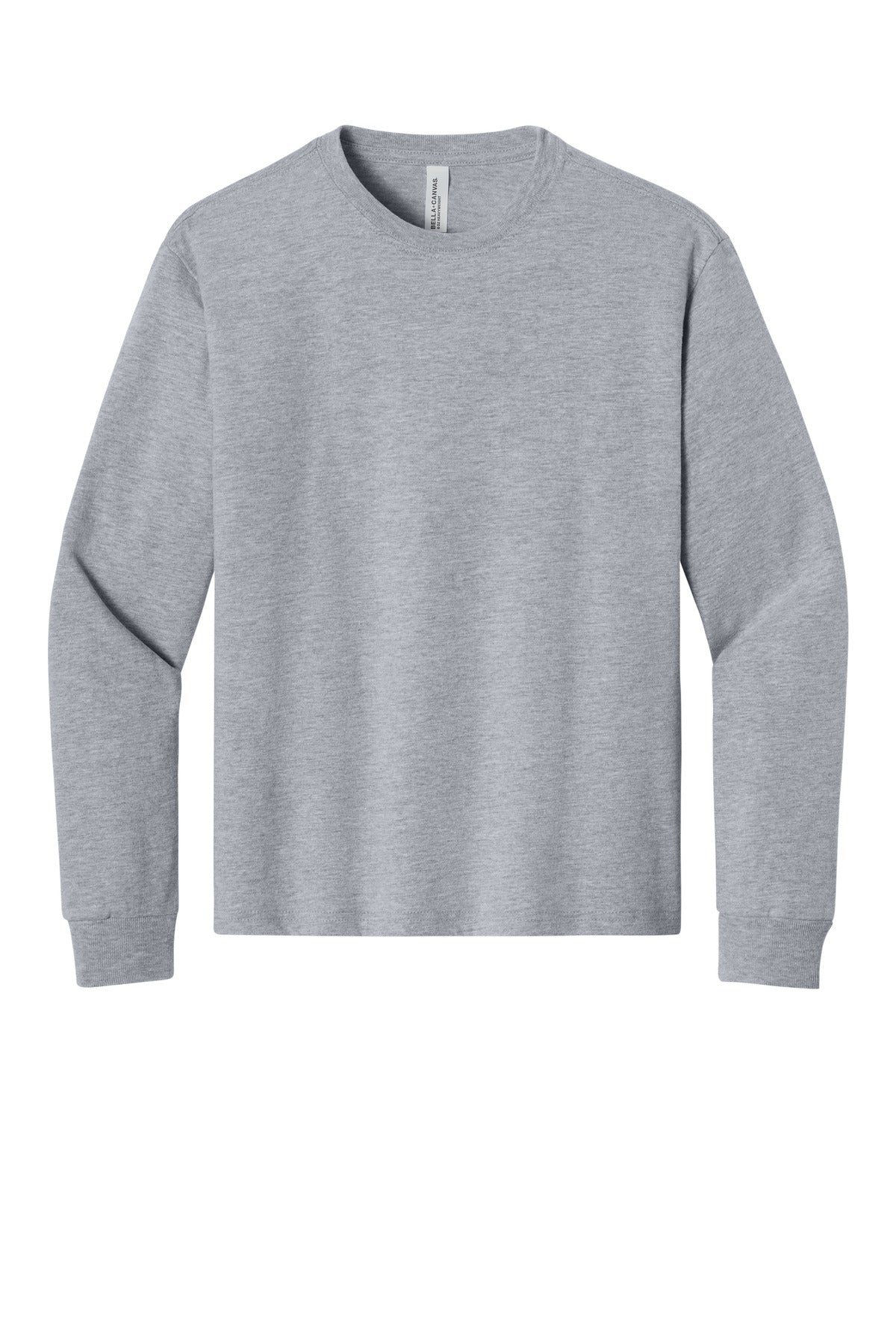 Bella+Canvas Youth 6-Ounce Heavyweight Long Sleeve Tee BC3511Y Athletic Heather