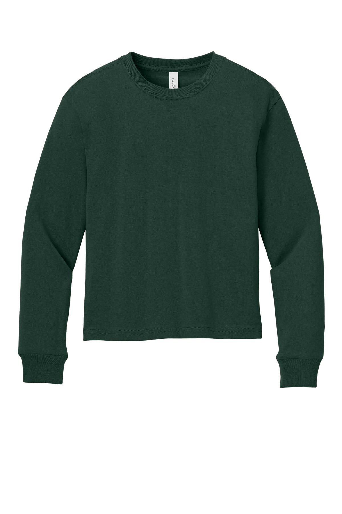 Bella+Canvas Youth 6-Ounce Heavyweight Long Sleeve Tee BC3511Y Forest
