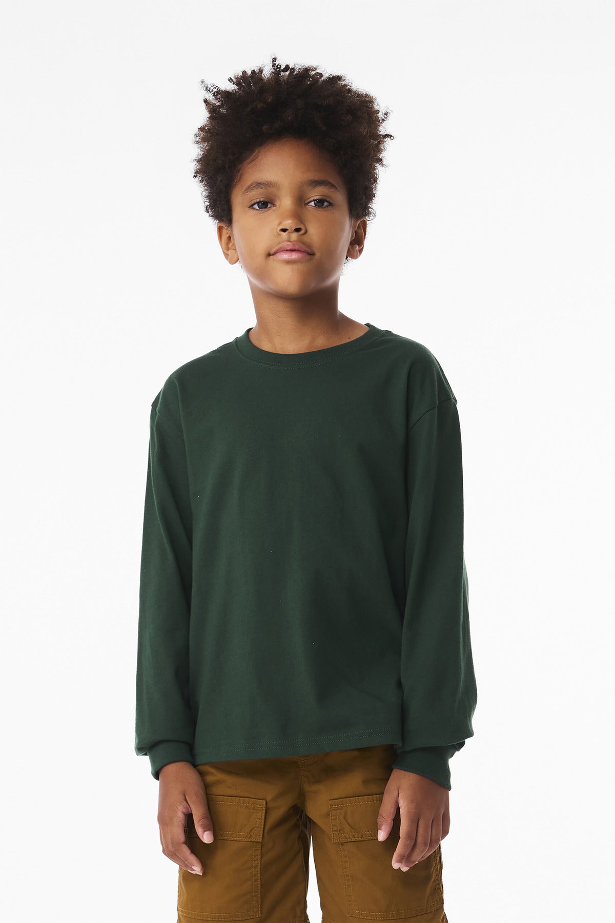 Bella+Canvas Youth 6-Ounce Heavyweight Long Sleeve Tee BC3511Y image 1