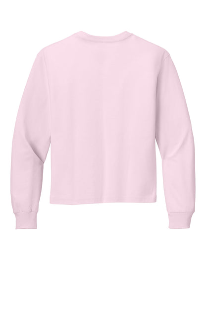 Bella+Canvas Youth 6-Ounce Heavyweight Long Sleeve Tee BC3511Y Soft Pink