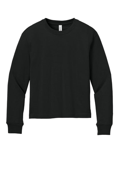 Bella+Canvas Youth 6-Ounce Heavyweight Long Sleeve Tee BC3511Y Vintage Black