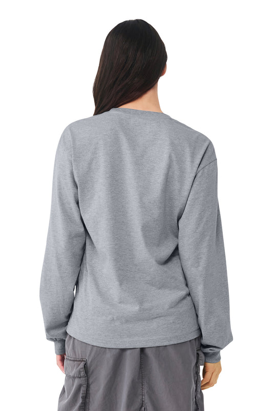 Bella+Canvas Unisex 6-Ounce Heavyweight Long Sleeve Tee BC3511 Athletic Heather