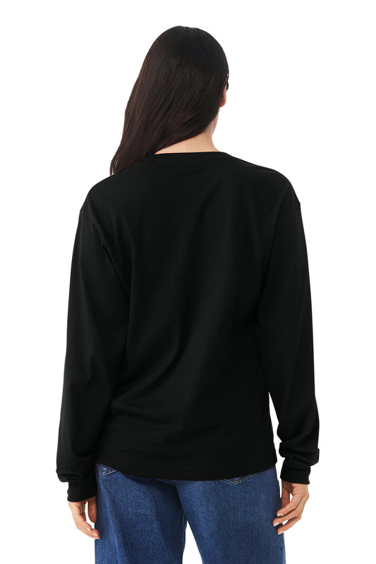 Bella+Canvas Unisex 6-Ounce Heavyweight Long Sleeve Tee BC3511 Black
