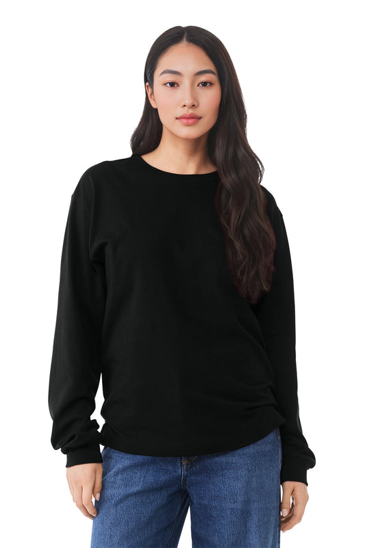 Bella+Canvas Unisex 6-Ounce Heavyweight Long Sleeve Tee BC3511 Black
