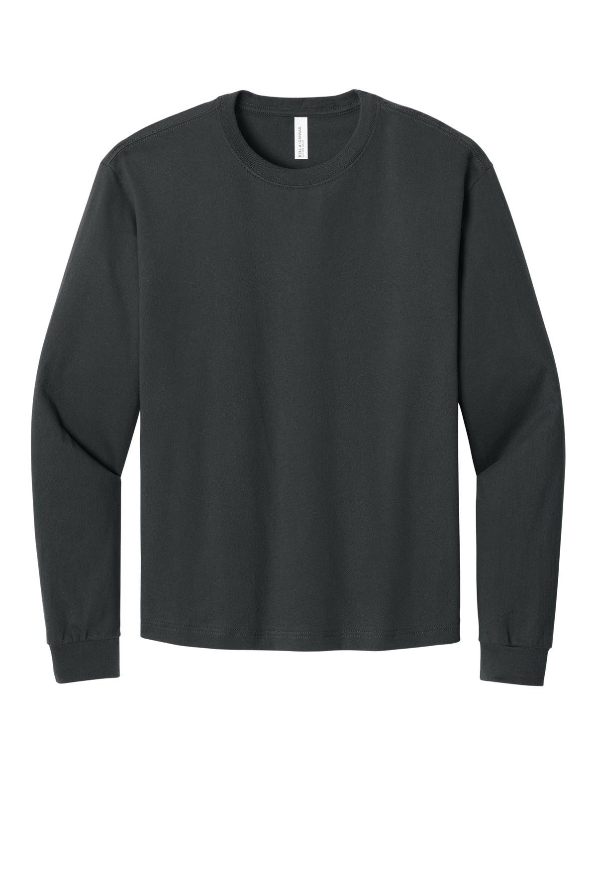 Bella+Canvas Unisex 6-Ounce Heavyweight Long Sleeve Tee BC3511 Dark Grey