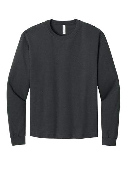 Bella+Canvas Unisex 6-Ounce Heavyweight Long Sleeve Tee BC3511 Dark Grey