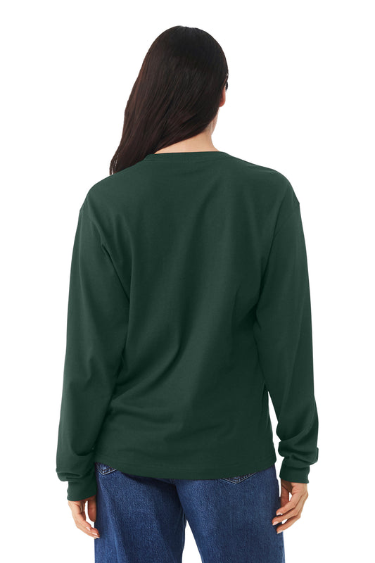 Bella+Canvas Unisex 6-Ounce Heavyweight Long Sleeve Tee BC3511 Forest