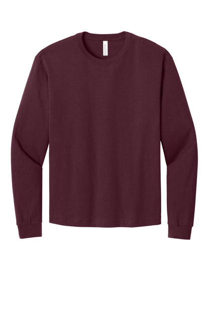 Bella+Canvas Unisex 6-Ounce Heavyweight Long Sleeve Tee BC3511 Maroon