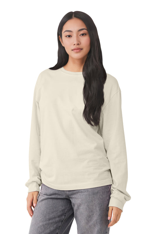 Bella+Canvas Unisex 6-Ounce Heavyweight Long Sleeve Tee BC3511 Natural