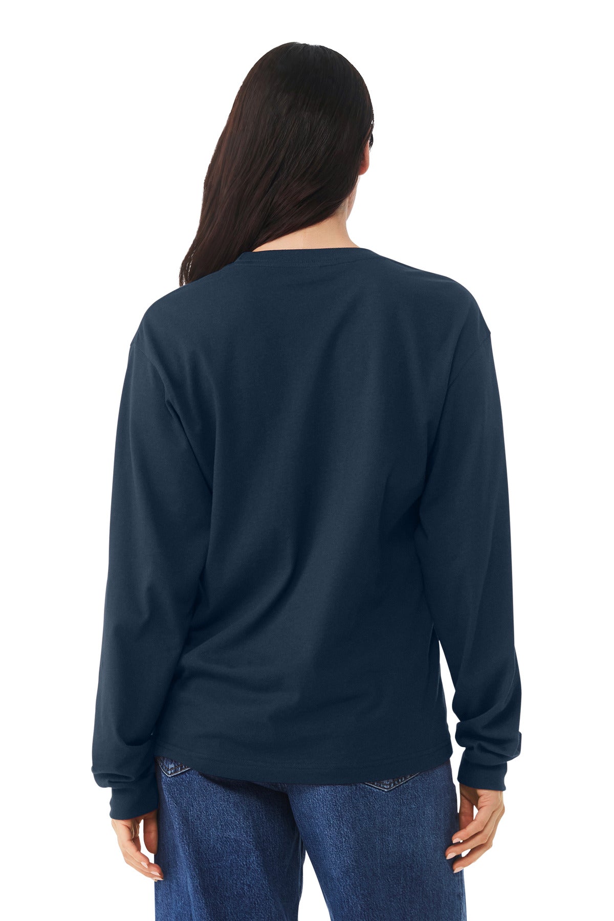 Bella+Canvas Unisex 6-Ounce Heavyweight Long Sleeve Tee BC3511 Navy