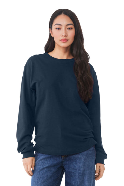 Bella+Canvas Unisex 6-Ounce Heavyweight Long Sleeve Tee BC3511 Navy