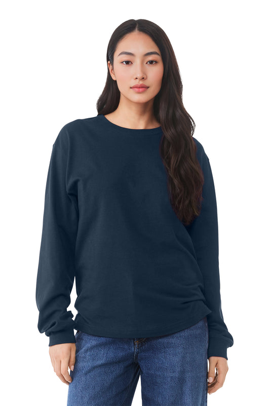 Bella+Canvas Unisex 6-Ounce Heavyweight Long Sleeve Tee BC3511 Navy