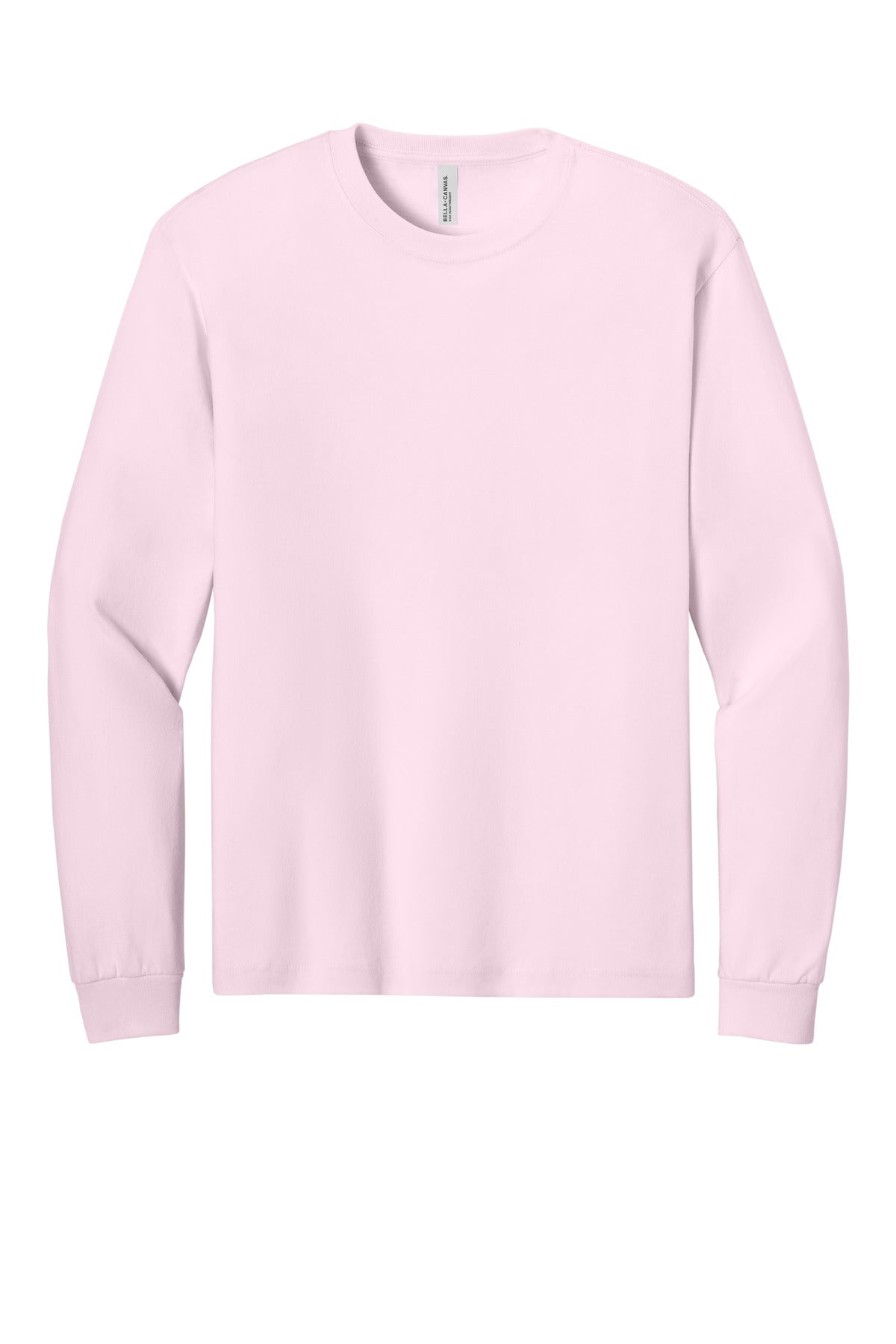 Bella+Canvas Unisex 6-Ounce Heavyweight Long Sleeve Tee BC3511 Soft Pink
