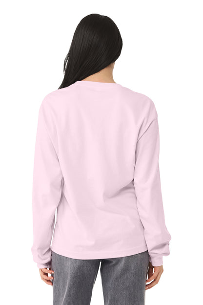 Bella+Canvas Unisex 6-Ounce Heavyweight Long Sleeve Tee BC3511 Soft Pink