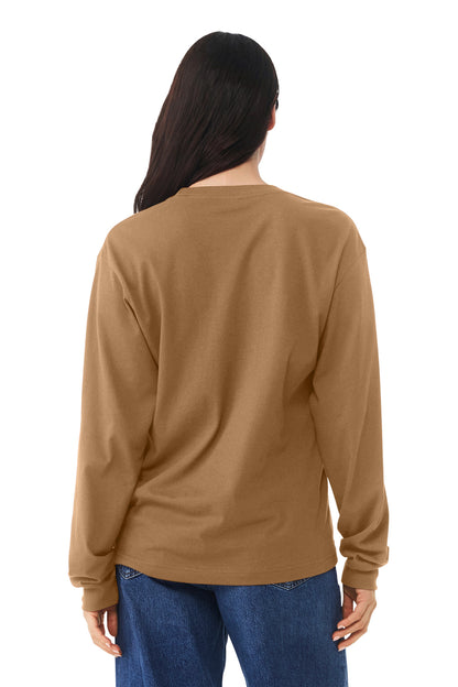 Bella+Canvas Unisex 6-Ounce Heavyweight Long Sleeve Tee BC3511 Toast
