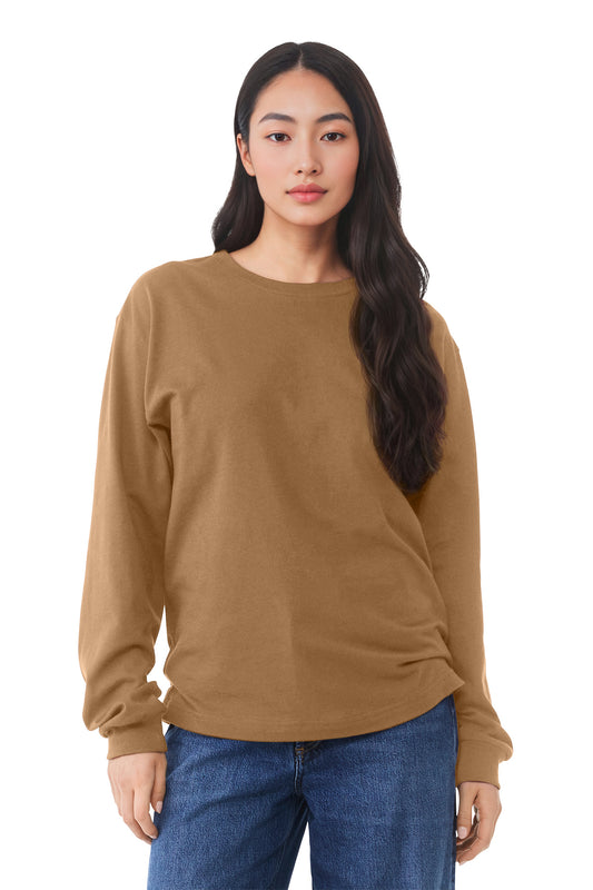Bella+Canvas Unisex 6-Ounce Heavyweight Long Sleeve Tee BC3511 Toast