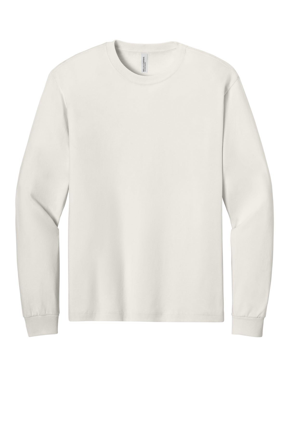 Bella+Canvas Unisex 6-Ounce Heavyweight Long Sleeve Tee BC3511 Vintage White