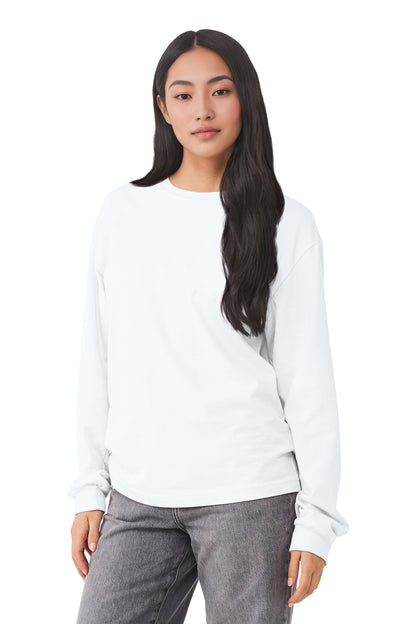 Bella+Canvas Unisex 6-Ounce Heavyweight Long Sleeve Tee BC3511 White