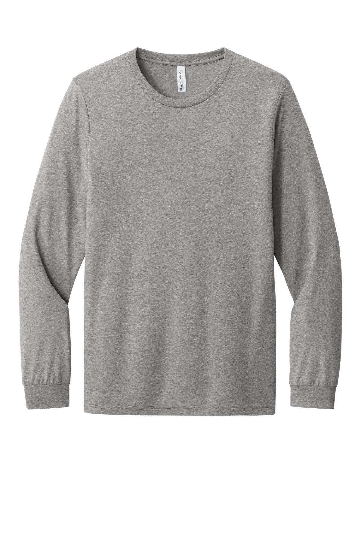 Bella+Canvas Unisex Triblend Long Sleeve Tee BC3513 Athletic Grey Triblend