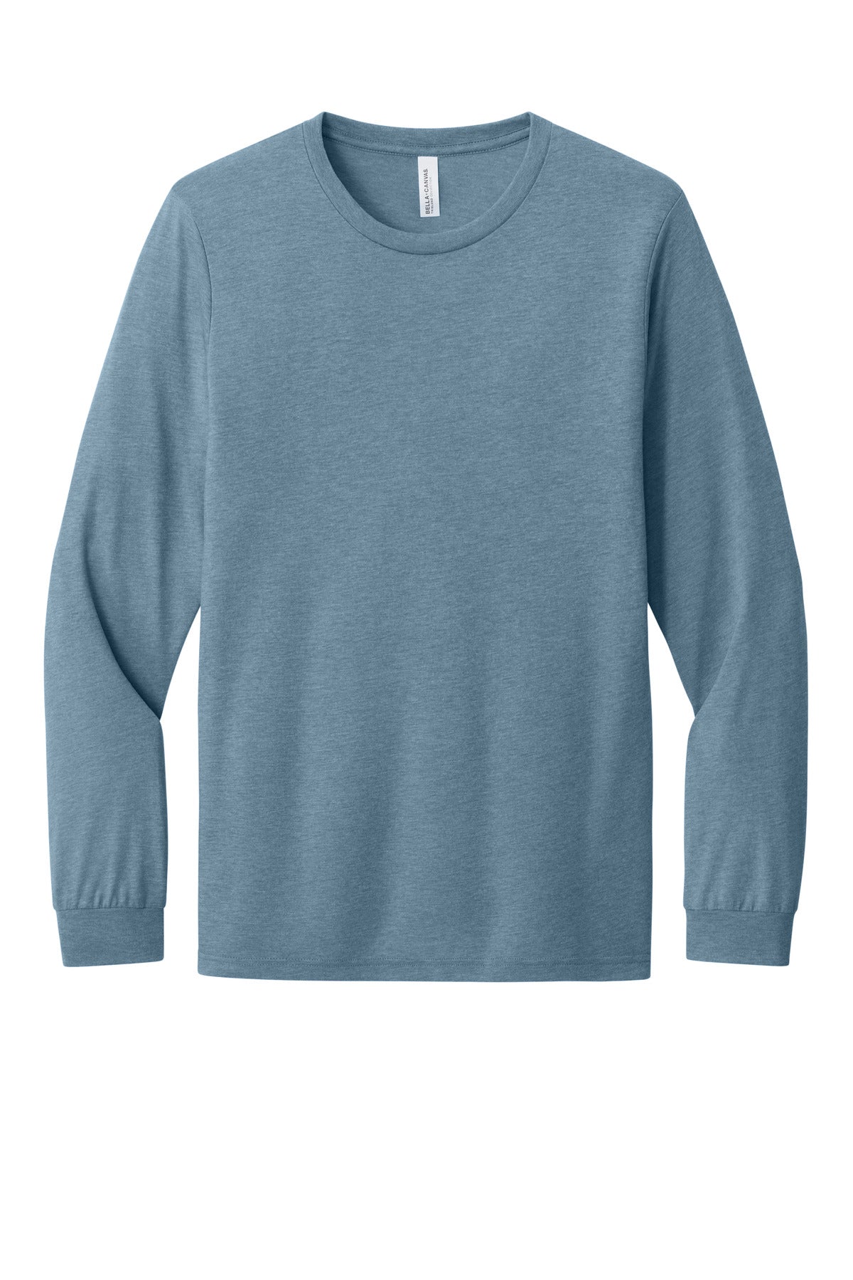 Bella+Canvas Unisex Triblend Long Sleeve Tee BC3513 Denim Triblend