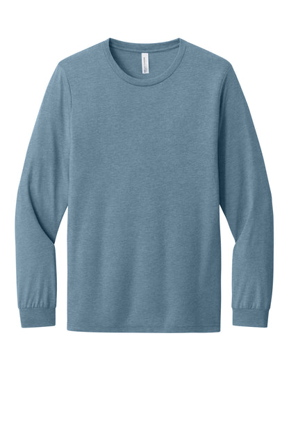 Bella+Canvas Unisex Triblend Long Sleeve Tee BC3513 Denim Triblend