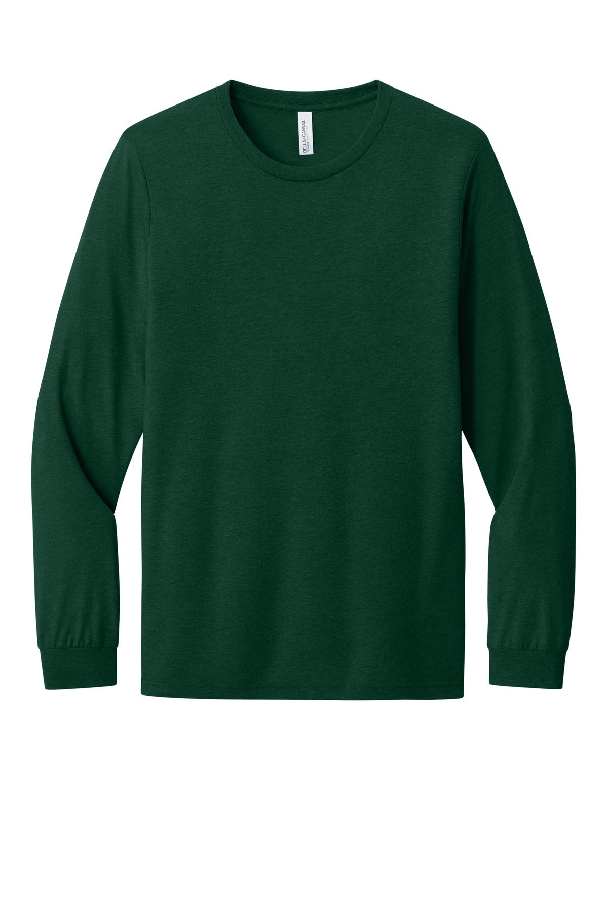 Bella+Canvas Unisex Triblend Long Sleeve Tee BC3513 Emerald Triblend
