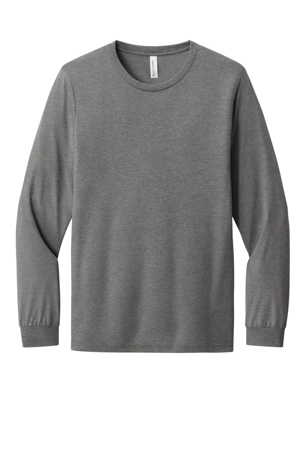 Bella+Canvas Unisex Triblend Long Sleeve Tee BC3513 Grey Triblend
