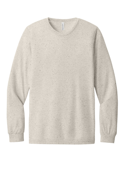 Bella+Canvas Unisex Triblend Long Sleeve Tee BC3513 Oatmeal Triblend