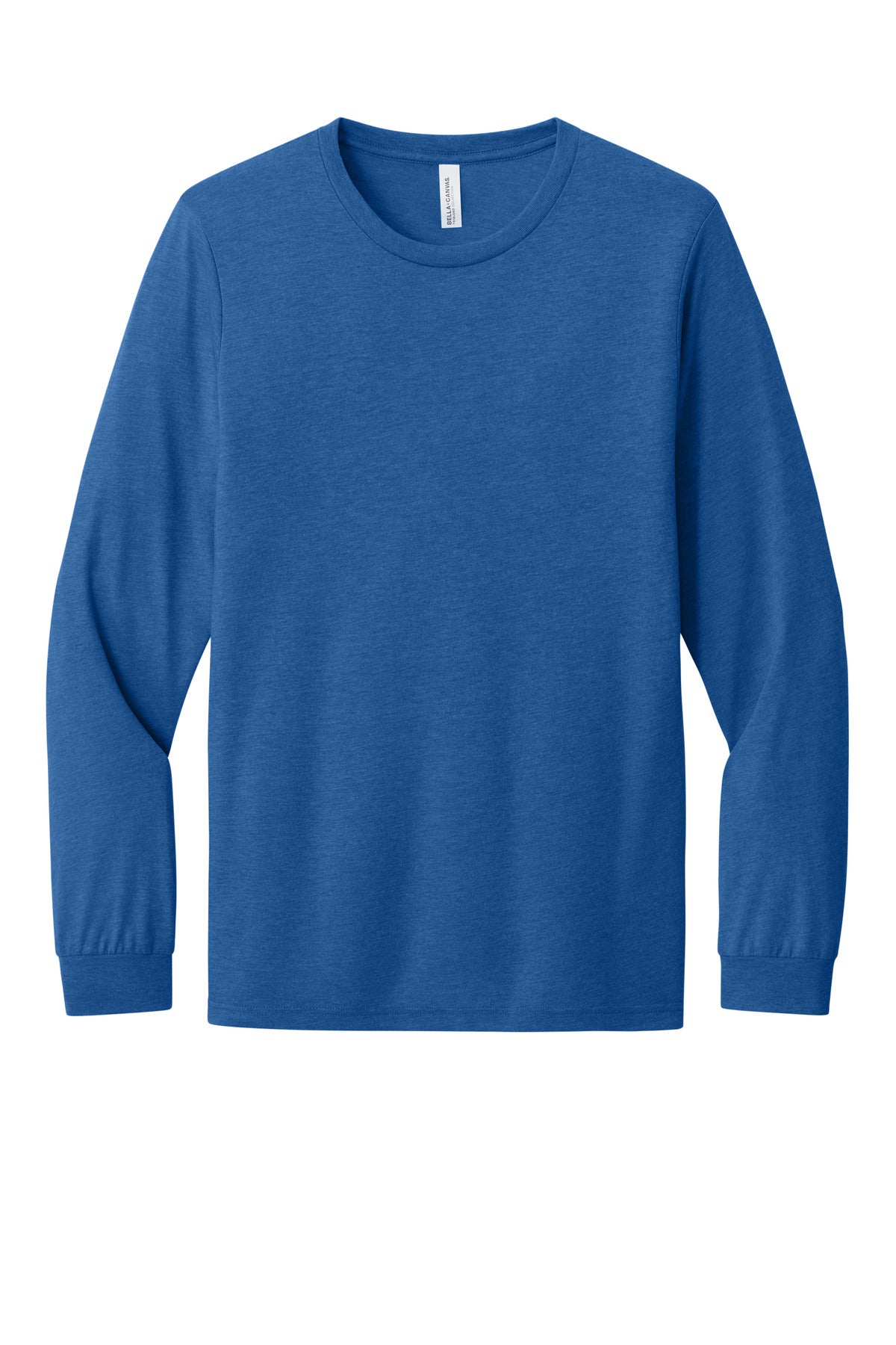 Bella+Canvas Unisex Triblend Long Sleeve Tee BC3513 True Royal Triblend