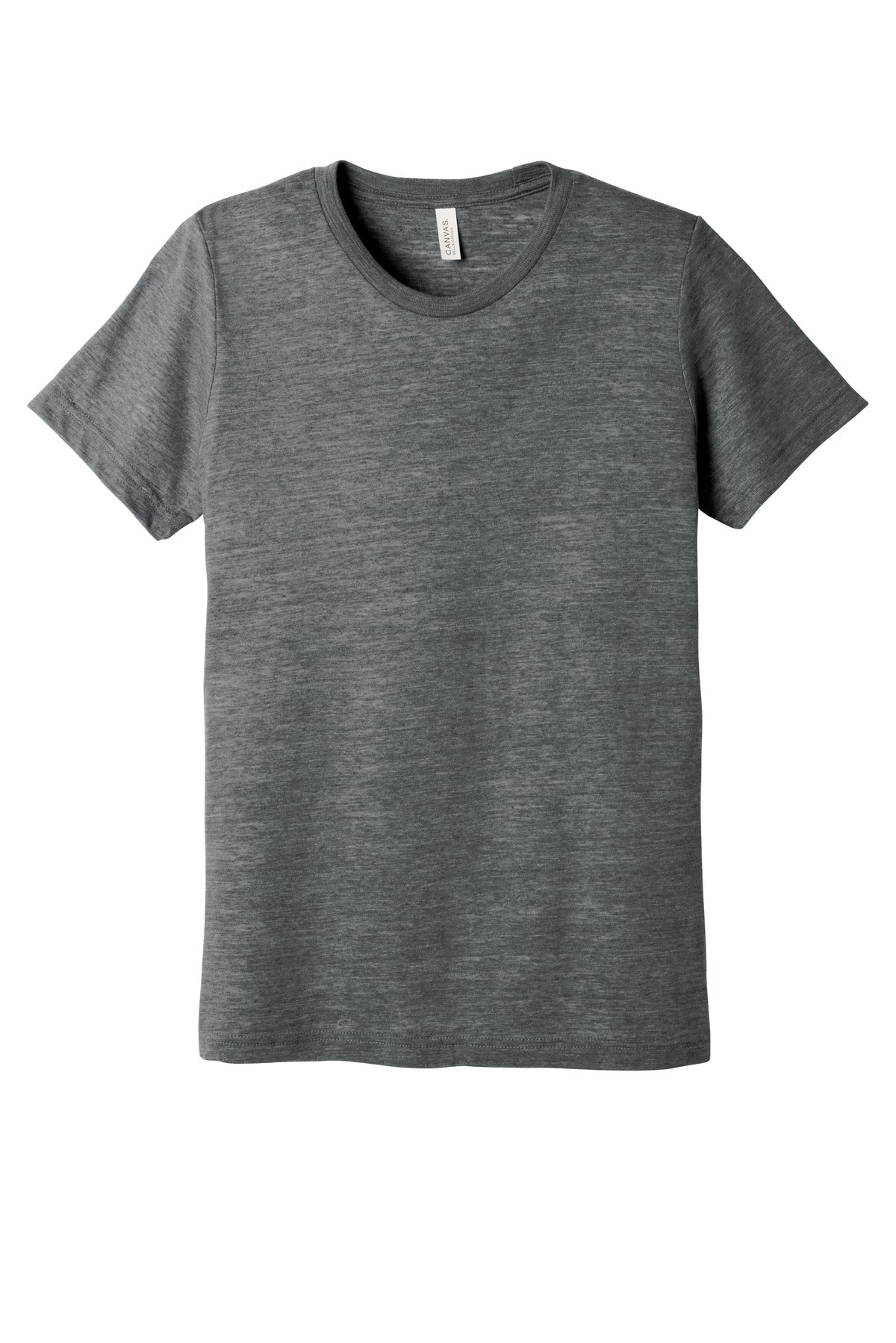 Bella+Canvas Unisex Poly-Cotton Short Sleeve Tee BC3650 Asphalt Slub