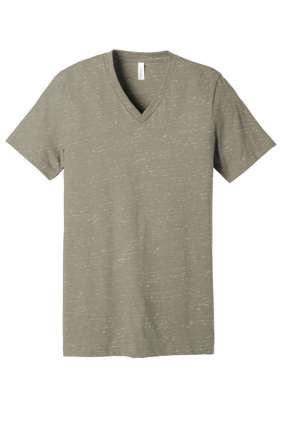 Bella+Canvas Unisex Textured Jersey V-Neck Tee BC3655 Stone Marble